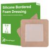 MarvellHealth Silicone Bordered Foam Dressing 6" x 6", Pack of 10 Individual Sterile Pads, Gentle Adhesive, Water Resistant, Highly Absorbent, Reduce Sacr, for Pressure Ulcer view 1