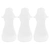 EXCEART Reusable Menstrual Cloth Sanitary Napkins Cotton Washable Feminine Pads with Button Snap 3Pcs Portable Period Pads for Travel and Daily Use view 1