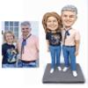 HEYSEE Funny, Custom Bobbleheads for Couple with Photos (B 2 Person) view 1