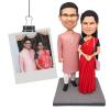 HEYSEE Funny, Custom Bobbleheads for Couple with Photos (B 2 Person) view 2