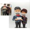 HEYSEE Funny, Custom Bobbleheads for Couple with Photos (B 2 Person) view 3