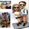 HEYSEE Funny, Custom Bobbleheads for Couple with Photos (B 2 Person) view 4