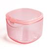 Uouovo 2022 Upgraded Denture Bath Box Cup, Retainer Cleaning Box, Complete Clean Care for Dentures, Denture Case - Second Generation (transparent pink) view 1