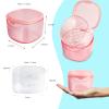 Uouovo 2022 Upgraded Denture Bath Box Cup, Retainer Cleaning Box, Complete Clean Care for Dentures, Denture Case - Second Generation (transparent pink) view 3
