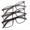 Design Optics by Foster Grant Cole Full Rim Rectangular Reading Glasses, 3-Pack (Shiny black/Classic tortoise/Shiny grey, 1.75) view 1