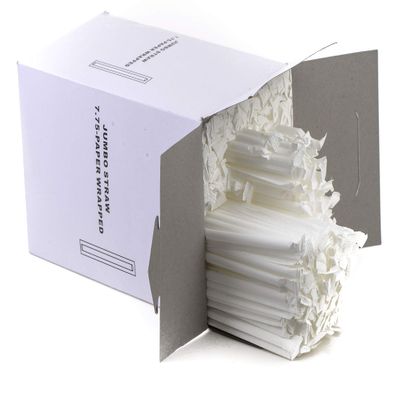 Individually Wrapped Clear Plastic Drinking Straws 500/Box - Disposable Clear Straws, BPA Free Plastic, Cold or Hot Drinks - Soda Straws, Party Straws, Birthday Parties, Catering (4)
