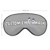Customizable Sleep Mask,Customized Comfortable & Breathable Eye Mask for Dry Eye Patient,Add Personalized Photos,Text,Logo,for Shift Work Airplane Travel view 2