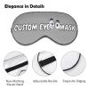 Customizable Sleep Mask,Customized Comfortable & Breathable Eye Mask for Dry Eye Patient,Add Personalized Photos,Text,Logo,for Shift Work Airplane Travel view 4