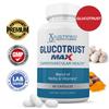 (10 Pack) Glucotrust Max 1295MG Formula All Natural Cardiovascular Support Supplement Pills 600 Capsules view 2