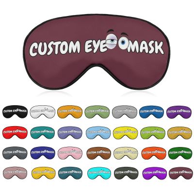 Customized Eye Mask for Sleeping,Breathable Light Blocking Sleep Mask with Photos,Text,Logo,for Daily Home Lunch Break,Expansion Activity,Outdoor,Long-Distance Car Travel,Camping