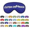 Custom Sleep Mask,Customized Comfortable & Breathable Eye Mask for Dry Eye Patient,Add Personalized Photos,Text,Logo,for Shift Work Airplane Travel view 1