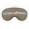 Custom Sleep Eye Mask with Photos,Text,Logo,Blackout Adjustable Eye Mask for Sleeping,Customized Gift for Lover,Family,Neighbor,Partner,Team,Colleague view 2