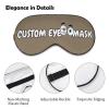 Custom Sleep Eye Mask with Photos,Text,Logo,Blackout Adjustable Eye Mask for Sleeping,Customized Gift for Lover,Family,Neighbor,Partner,Team,Colleague view 4