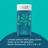 OLLY Joy Jar Gift, Easy Refillable Glass Bottle Vitamin Container, Holds Up to 120 Vitamin Gummies, Limited Edition 2022 view 3