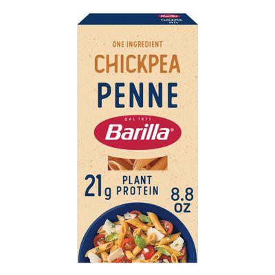Barilla Chickpea Penne Pasta, 8.8 oz - Vegan, Gluten Free, Non GMO & Kosher - Made with Plant Based Protein