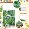 24 Pieces Animal Print Gift Bags Safari Jungle Party Favor Bag with Handle, Paper Zoo Wildlife Goodie Treat Bags Leopard Tiger Zebra Giraffe Pattern for Animal Themed Baby Shower Birthday Supplies view 4