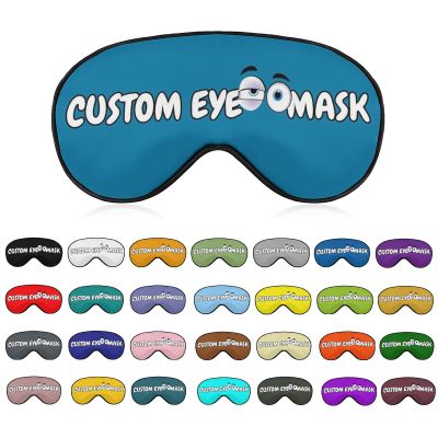 Customizable Sleep Mask for Women and Men with Photos,Text,Logo,Single-Sided Printing,Personalized Adjustable Reusable Eye Mask,Mother's Day,Birthdays,Christmas,Valentine's Day Gift