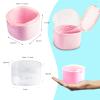 Denture Bath Case, Retainer Cleaning Box, No-Leak Denture Case, Mouth Guard, Night Guard and Retainer (pink) view 3