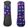 Aslana 6-Pack Reusable Cloth Menstrual Pads Sanitary Napkins Pantiliners for Light, Medium and Heavy Flow (L, #15 Purple Night Scene) view 2