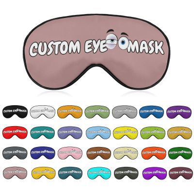 Design Eye Mask for Sleeping,Breathable Light Blocking Sleep Mask with Photos,Text,Logo,for Daily Home Lunch Break,Expansion Activity,Outdoor,Long-Distance Car Travel,Camping
