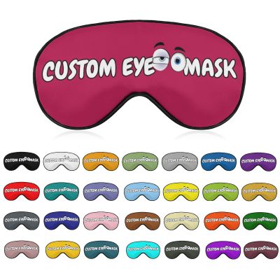 Customized Eye Mask with Photos,Text,Logo,Personalized Sleep Mask,Adjustable Reusable Sleep Eye Mask for Women,Men and Children,Plane,Car,Office,Home,Outdoors,Hotel
