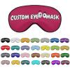 Customized Eye Mask with Photos,Text,Logo,Personalized Sleep Mask,Adjustable Reusable Sleep Eye Mask for Women,Men and Children,Plane,Car,Office,Home,Outdoors,Hotel view 1