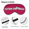 Customized Eye Mask with Photos,Text,Logo,Personalized Sleep Mask,Adjustable Reusable Sleep Eye Mask for Women,Men and Children,Plane,Car,Office,Home,Outdoors,Hotel view 4