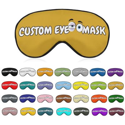 DIY Sleep Mask for Women and Men with Photos,Text,Logo,Single-Sided Printing,Personalized Adjustable Reusable Eye Mask,Mother's Day,Birthdays,Christmas,Valentine's Day Gift