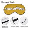 DIY Sleep Mask for Women and Men with Photos,Text,Logo,Single-Sided Printing,Personalized Adjustable Reusable Eye Mask,Mother's Day,Birthdays,Christmas,Valentine's Day Gift view 4