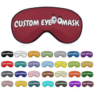 Custom Eye Mask for Sleeping,Breathable Light Blocking Sleep Mask with Photos,Text,Logo,for Daily Home Lunch Break,Expansion Activity,Outdoor,Long-Distance Car Travel,Camping
