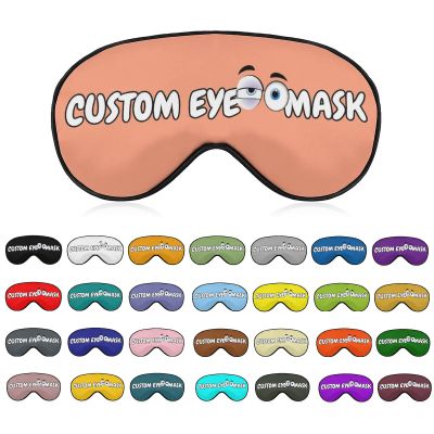 Design Sleep Mask,Customized Comfortable & Breathable Eye Mask for Dry Eye Patient,Add Personalized Photos,Text,Logo,for Shift Work Airplane Travel