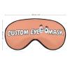 Design Sleep Mask,Customized Comfortable & Breathable Eye Mask for Dry Eye Patient,Add Personalized Photos,Text,Logo,for Shift Work Airplane Travel view 2