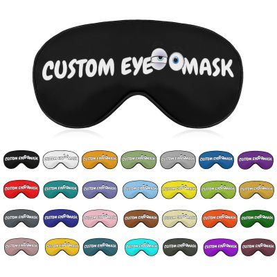 Design Sleep Mask for Women and Men with Photos,Text,Logo,Single-Sided Printing,Personalized Adjustable Reusable Eye Mask,Mother's Day,Birthdays,Christmas,Valentine's Day Gift