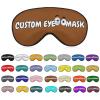 Design Eye Mask with Photos,Text,Logo,Personalized Sleep Mask,Adjustable Reusable Sleep Eye Mask for Women,Men and Children,Plane,Car,Office,Home,Outdoors,Hotel view 1