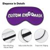 Customizable Sleep Eye Mask with Photos,Text,Logo,Blackout Adjustable Eye Mask for Sleeping,Customized Gift for Lover,Family,Neighbor,Partner,Team,Colleague view 4