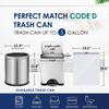 5 Gallon 80 Counts Strong Drawstring Trash Bags Garbage Bags by RayPard, Small Plastic Bags, Trash Can Liners for Home Office Kitchen Bathroom Bedroom, White Waste Basket Liners (White) view 2