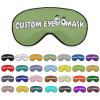 Customized Sleep Eye Mask with Photos,Text,Logo,Blackout Adjustable Eye Mask for Sleeping,Customized Gift for Lover,Family,Neighbor,Partner,Team,Colleague view 1
