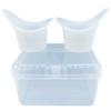 2Pcs Eye Wash Cup,Eye Cups for Eye Wash,Silicone Eye Bath Cup for Rinse with Storage Container view 1