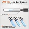DEETOK Ear Wax Removal Tool Camera - Ear Cleaner with 1080P HD Camera, FSA HSA Store Eligible, Otoscope with Light, Earwax Removal Kit with 50 Replacement Tips for iPhone, iPad, Android Phones (Black) view 3