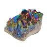1 Pieces Rainbow Aura Amethyst Cluster Titanium Aura Amethyst Crystal - Weight 3oz-4oz view 1
