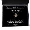 Inspirational Wife, Life with You is Always a Treat and I'm Glad That You are My!, Useful Christmas Crown Pendant Necklace from Wife view 1