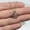 Inspirational Wife, Life with You is Always a Treat and I'm Glad That You are My!, Useful Christmas Crown Pendant Necklace from Wife view 2
