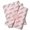 COACO Personalized Tissue Paper, Your Custom Design, Logo, or Text, Great for Holiday or Special Occasion, Small Business Packaging or Gift Wrapping, Gift Bags,30, 50, or 100 Count, Blush (20"x18") view 1