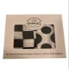 Samuel Sensory Black and White Stimulating Wash Cloths for Babies Bathtime view 2