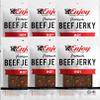 Enjoy Hot Beef Jerky 12 oz (Pack of 6) | Traditional Style | High Protein | Low Fat | Zero Trans Fat | No Preservatives | No MSG | No Nitrites | USA Made | Resealable Bags view 1