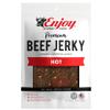 Enjoy Hot Beef Jerky 12 oz (Pack of 6) | Traditional Style | High Protein | Low Fat | Zero Trans Fat | No Preservatives | No MSG | No Nitrites | USA Made | Resealable Bags view 3