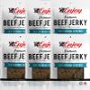 Enjoy Old Fashion Peppered Beef Jerky 12 oz (Pack of 6) | Traditional Style | High Protein | Low Fat | Zero Trans Fat | No Preservatives | No MSG | No Nitrites | USA Made | Resealable Bags view 1