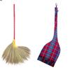 SN SKENNOVA - 1 Pc of 41 inch Tall of Asian Straw Broom Whisk Broom Sweeping Broom with Bamboostick Handle for Sweeping Dirt, Dust, Garbage view 1