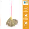 SN SKENNOVA - 1 Pc of 41 inch Tall of Asian Straw Broom Whisk Broom Sweeping Broom with Bamboostick Handle for Sweeping Dirt, Dust, Garbage view 3