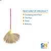 SN SKENNOVA - 1 Pc of 41 inch Tall of Asian Straw Broom Whisk Broom Sweeping Broom with Bamboostick Handle for Sweeping Dirt, Dust, Garbage view 4